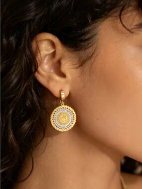 18k Gold plated stainless steel  Earrings